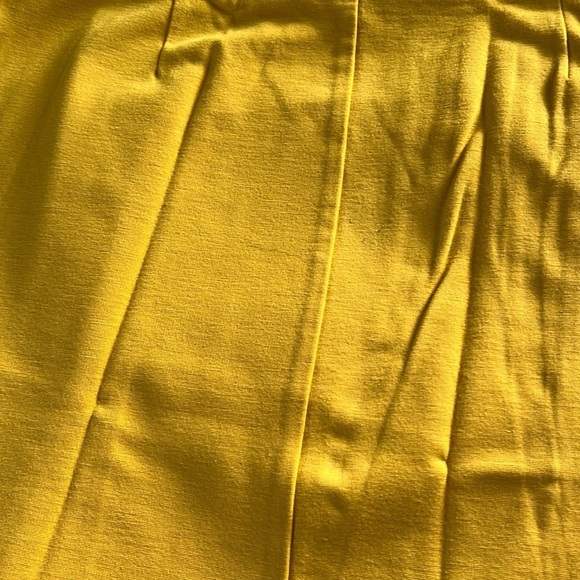89th+Madison• Mustard Yellow Fall Women’s Midi Skirt, Size L - Picture 7 of 11